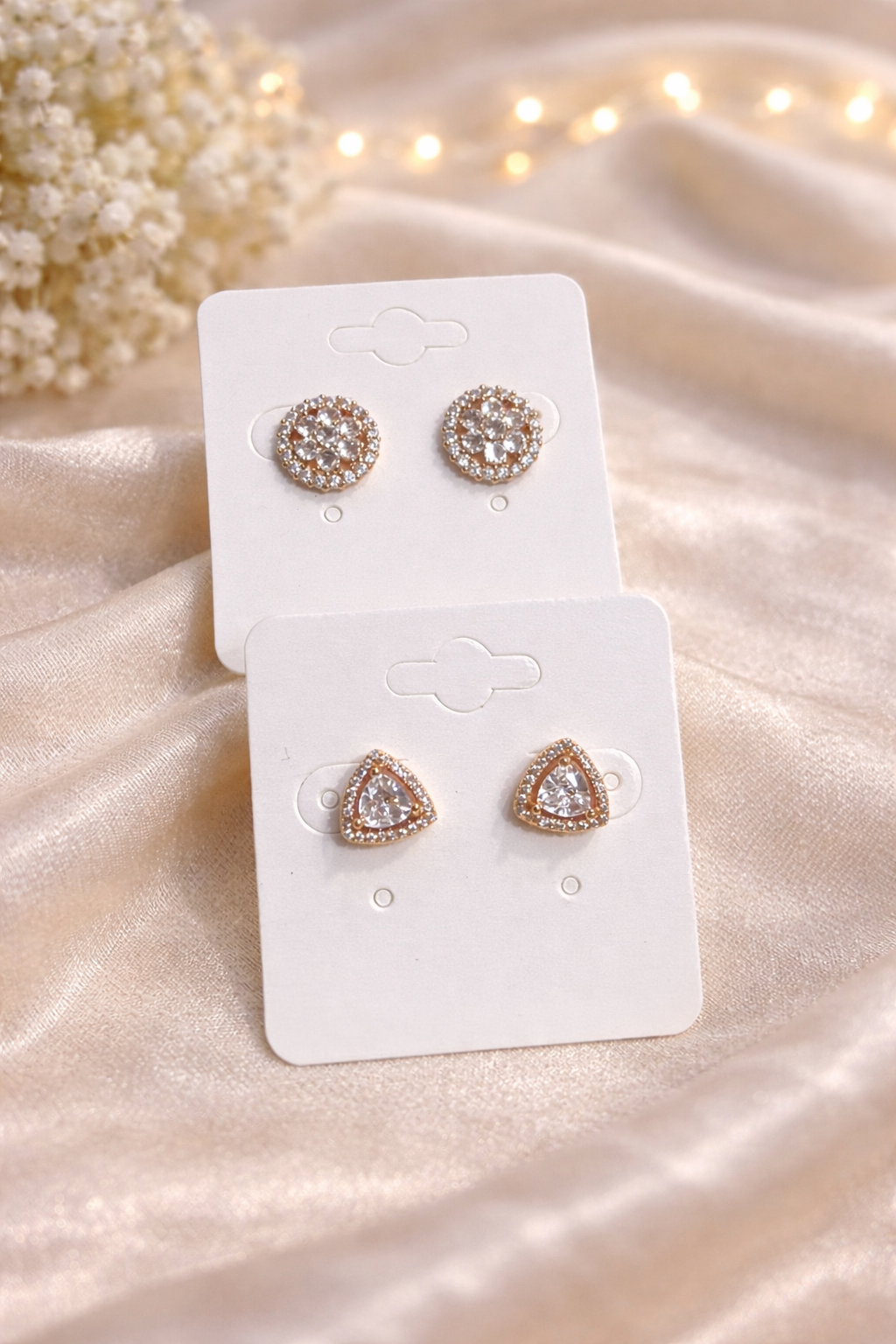 Celeste Sparkle Stud Earrings