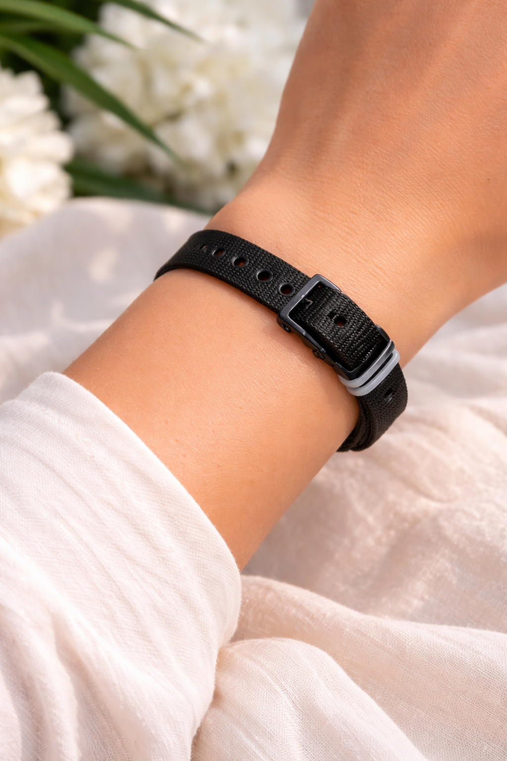 Classic Black / Blue Buckle Bracelet