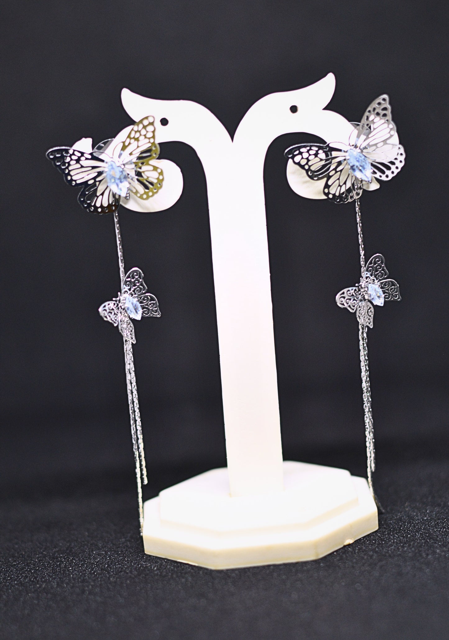 Korean Nabi long earring in silver