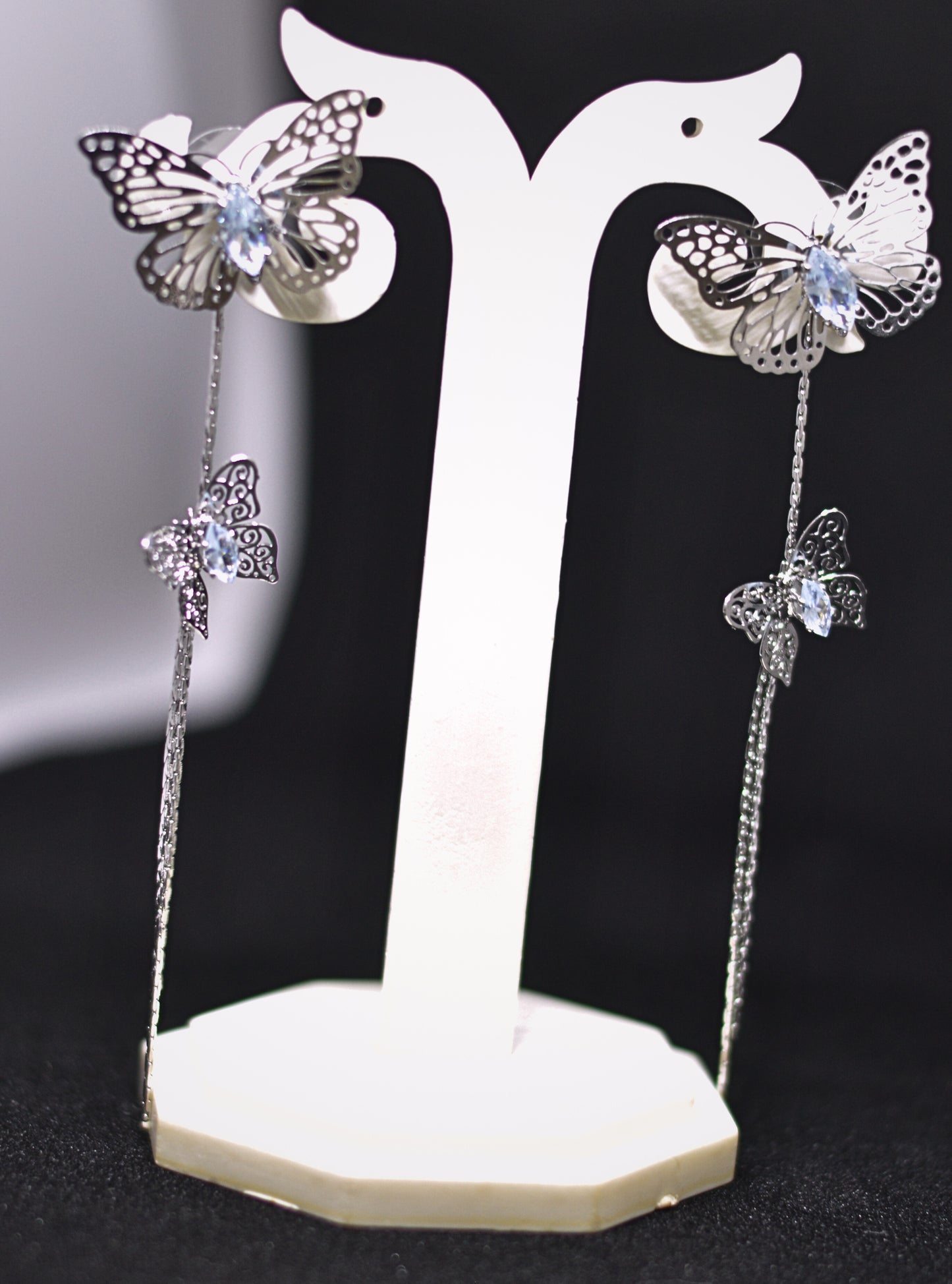 Korean Nabi long earring in silver