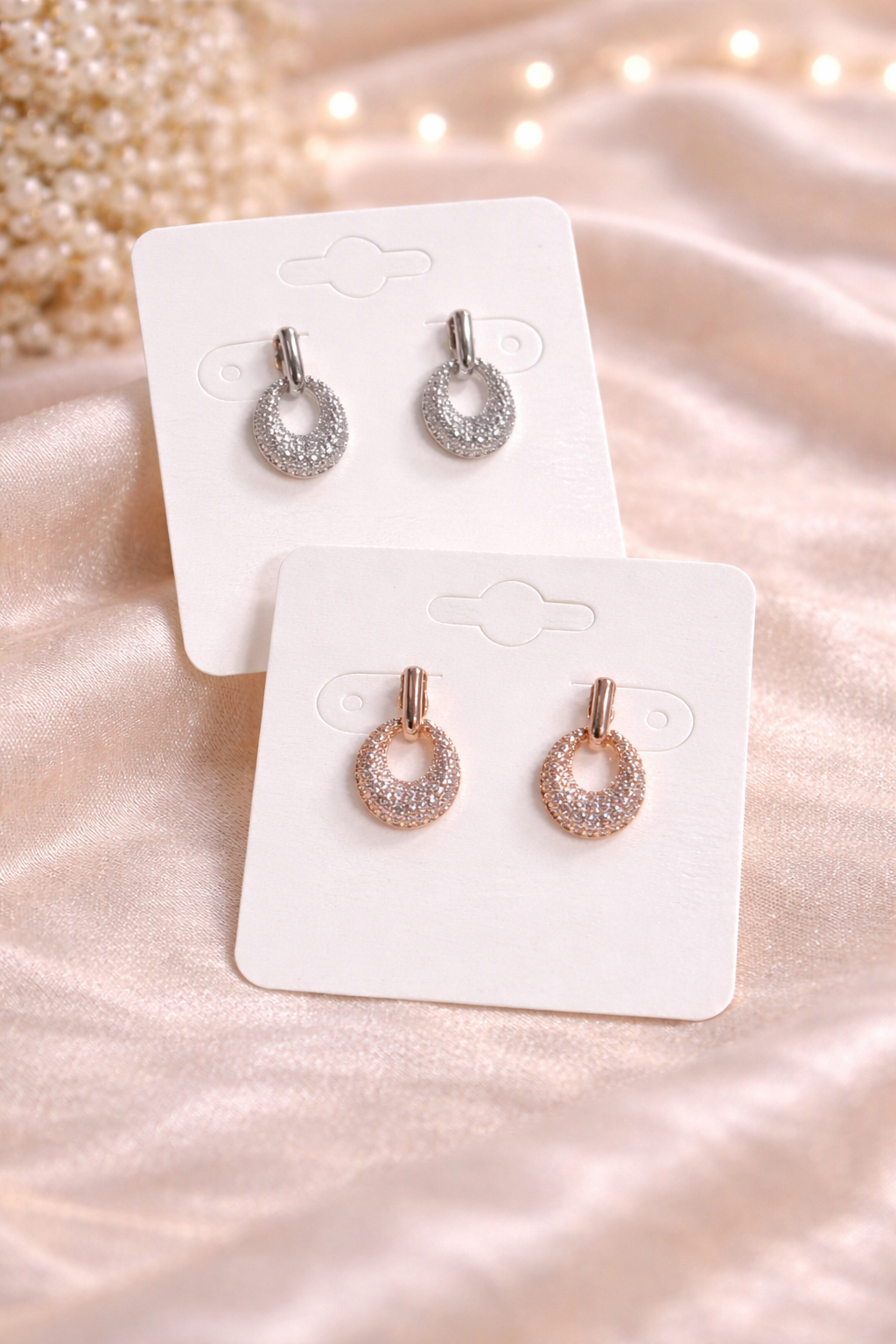 Circular Drop Stainless steel Earrings