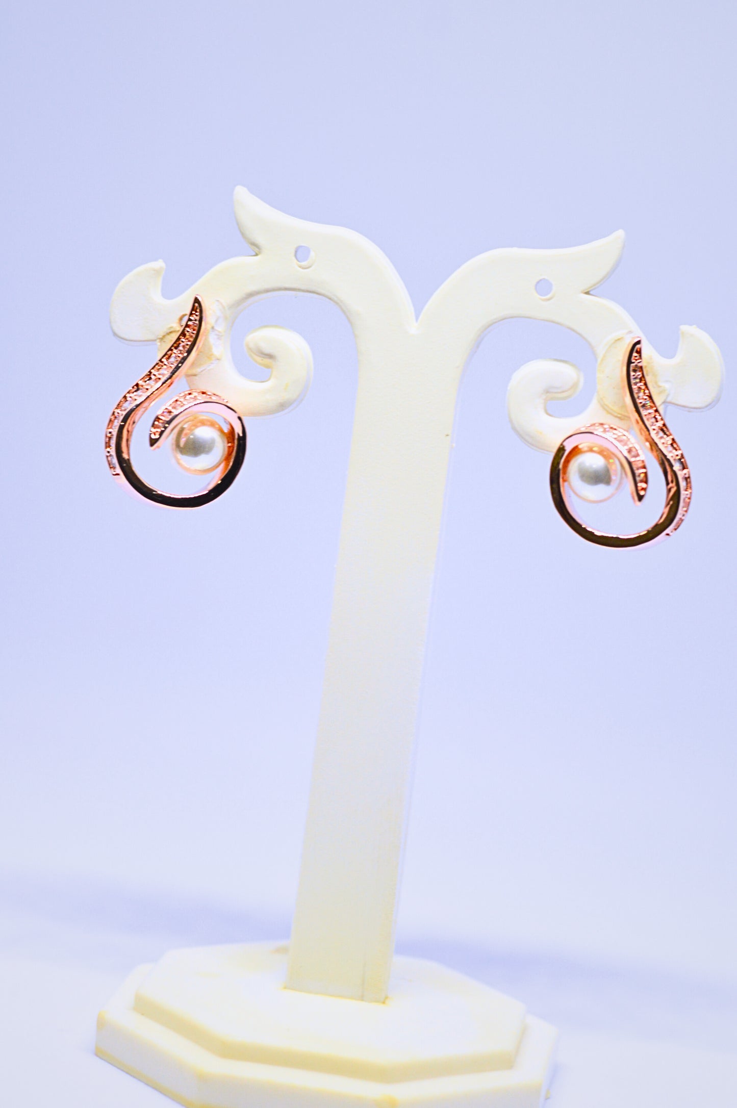 Imported stud style diamond earrings