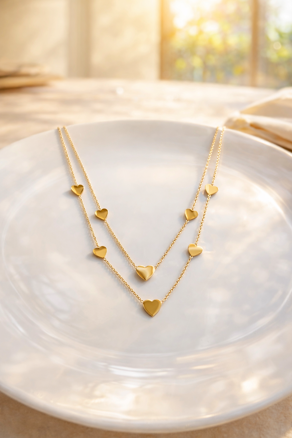 All-Heart Dual-Layer Necklace