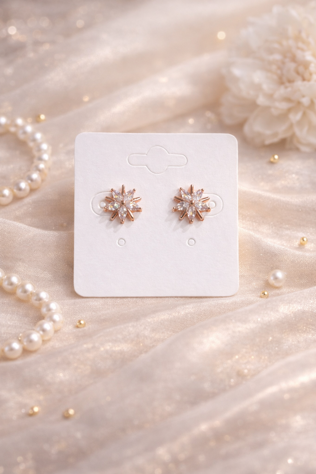 Stellar Bloom Stud Earrings