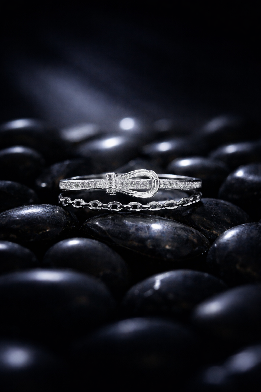Signature Link Stainless Steel Ring