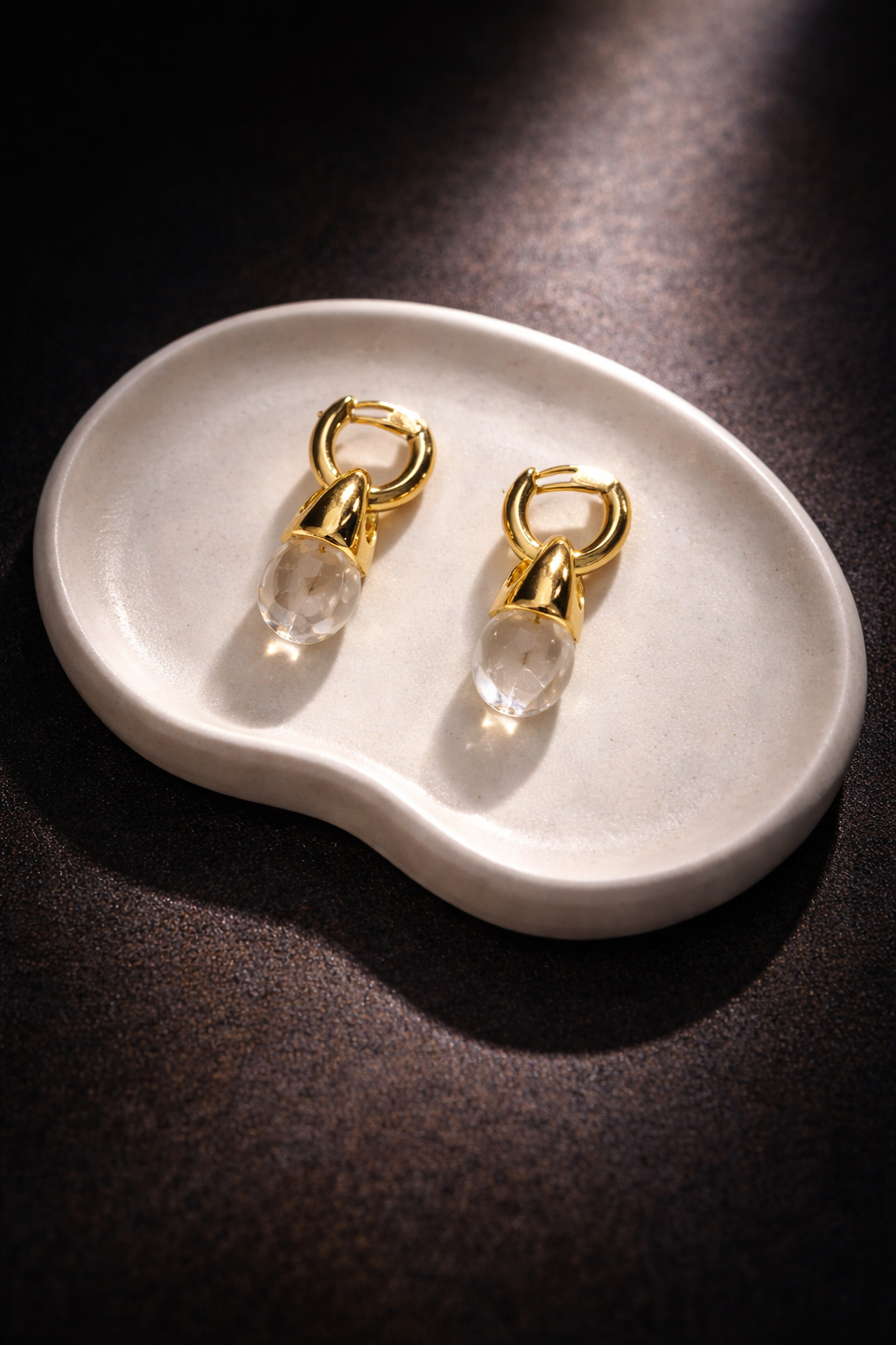 Golden Glow Drop Earrings