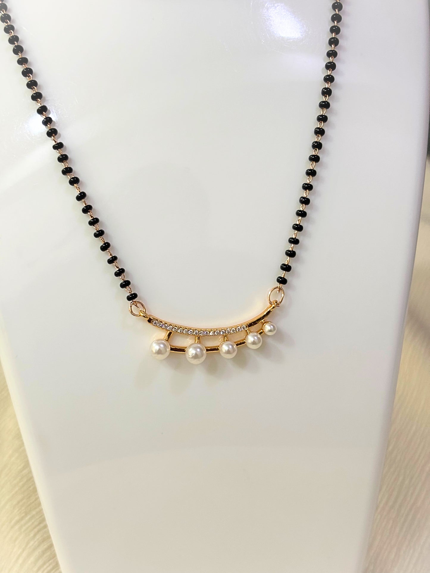 Pearl Drop Elegance Mangalsutra