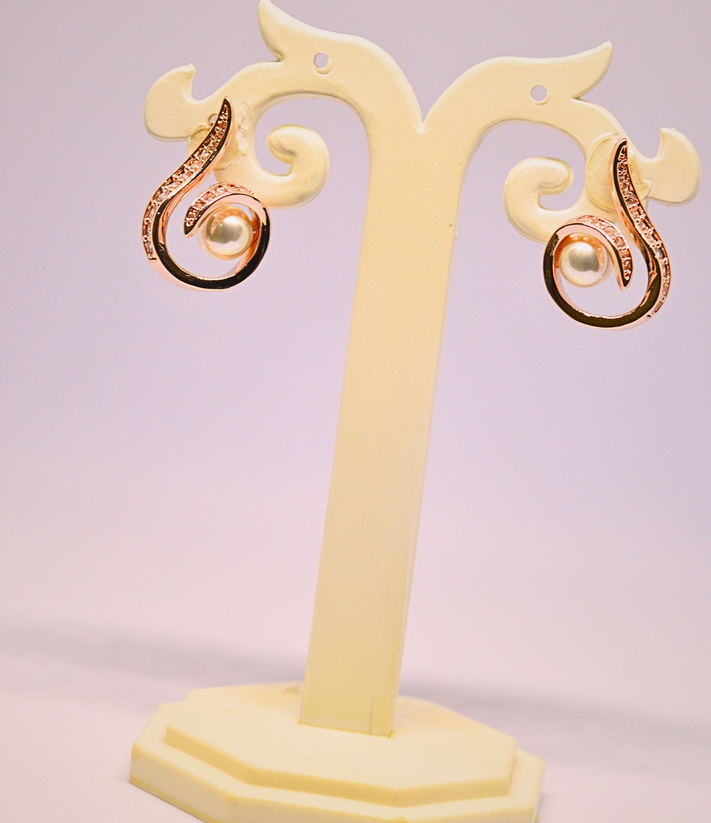 Imported stud style diamond earrings