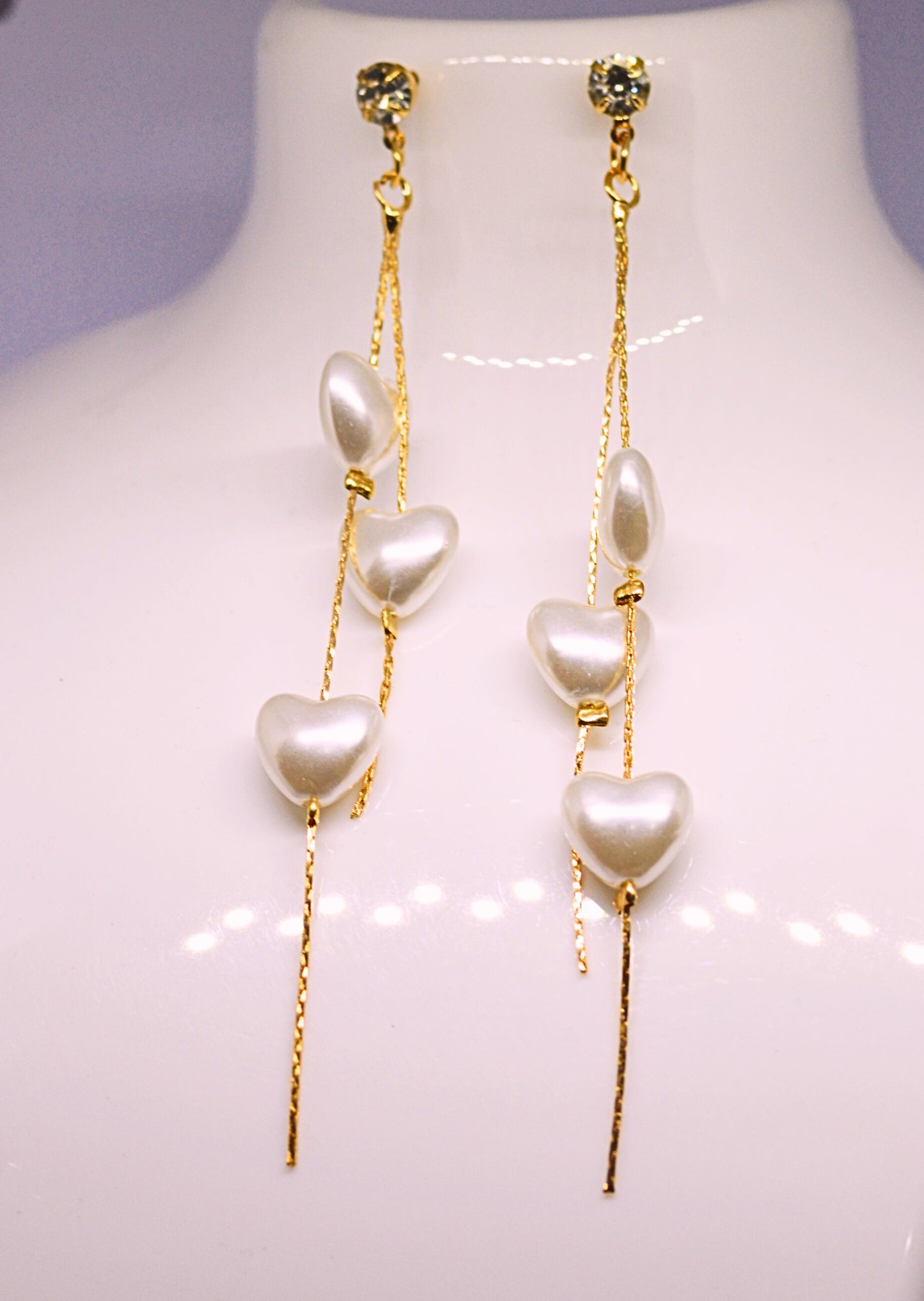 Gold earrings