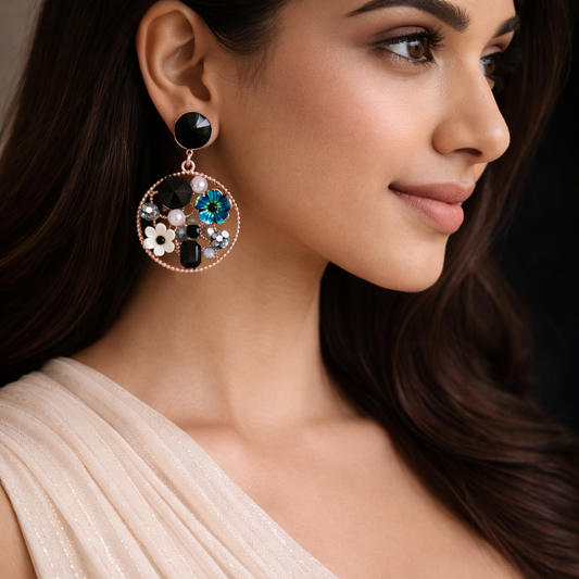 Golden Garden Handmade Earrings