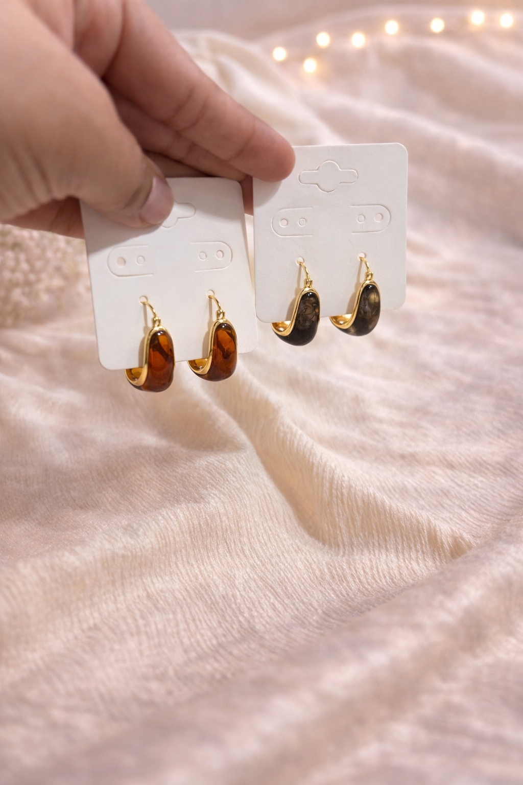 Midnight & Honey Hoops