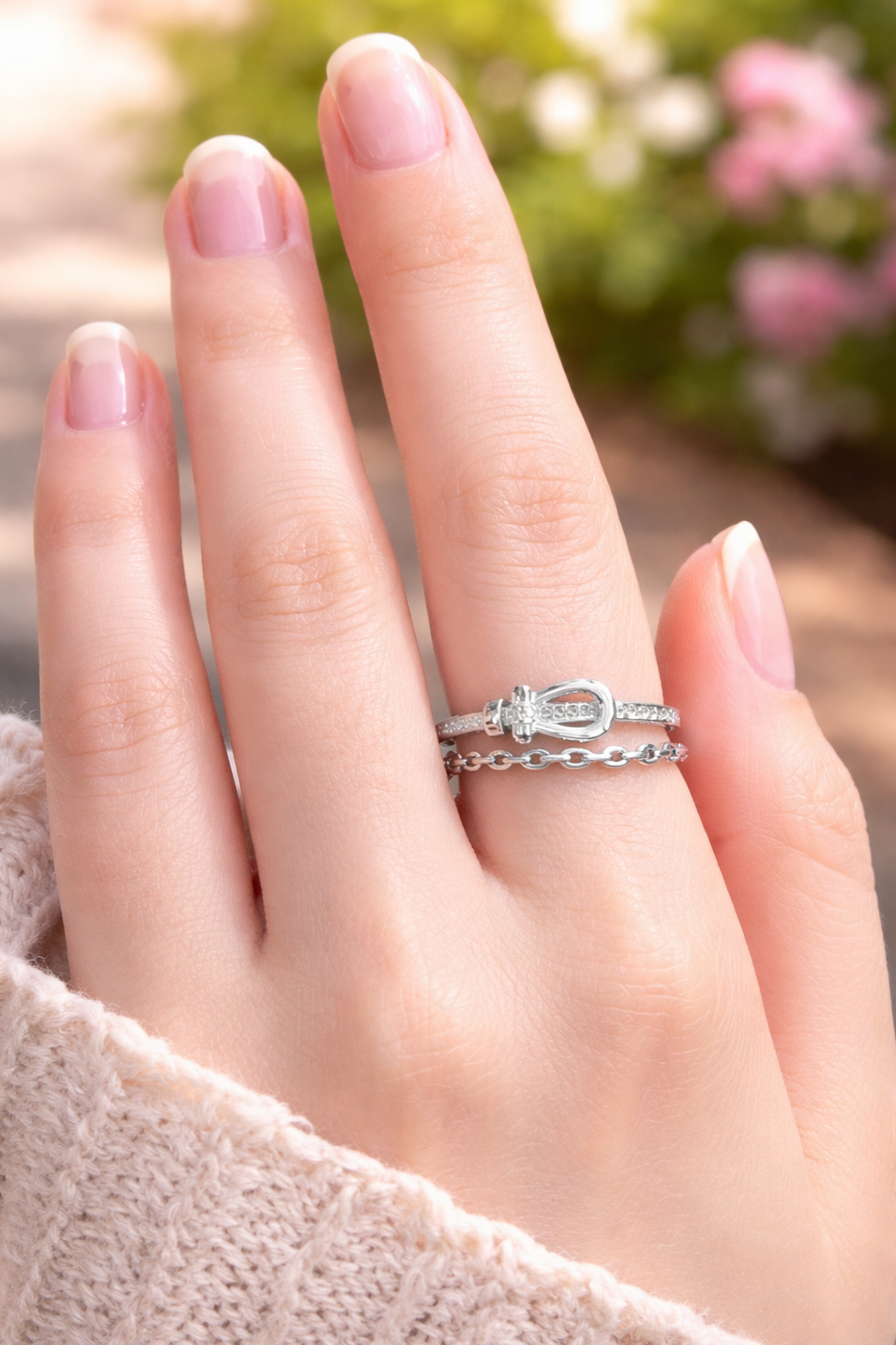 Signature Link Stainless Steel Ring