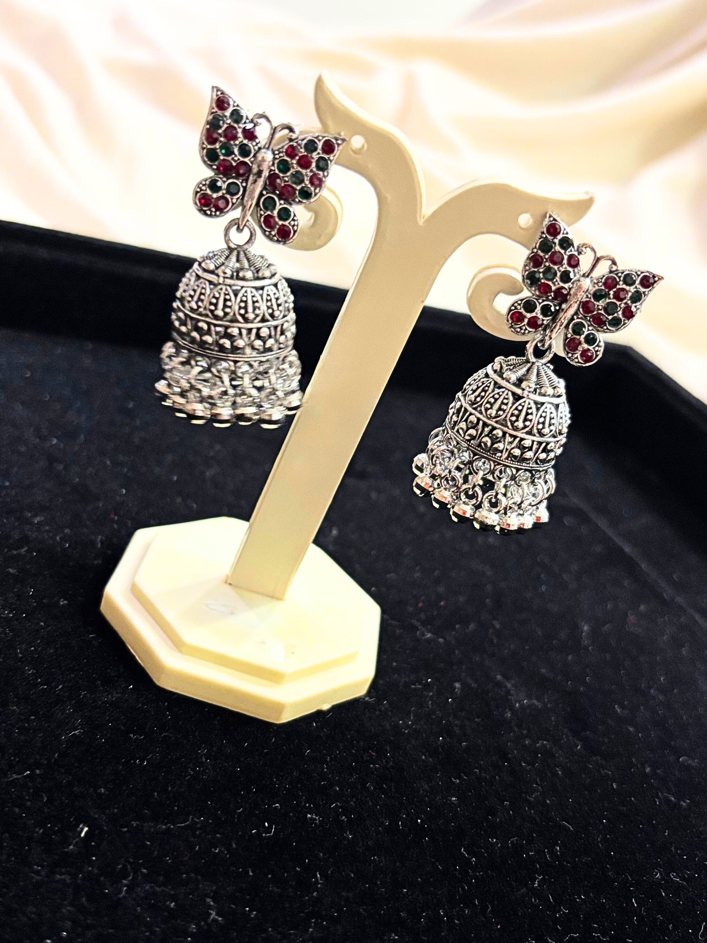 Butterfly Hanging Jhumkas Earrings