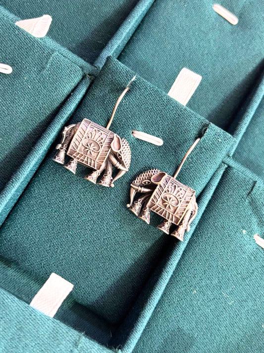 Timeless Maharaja Elephant Earrings