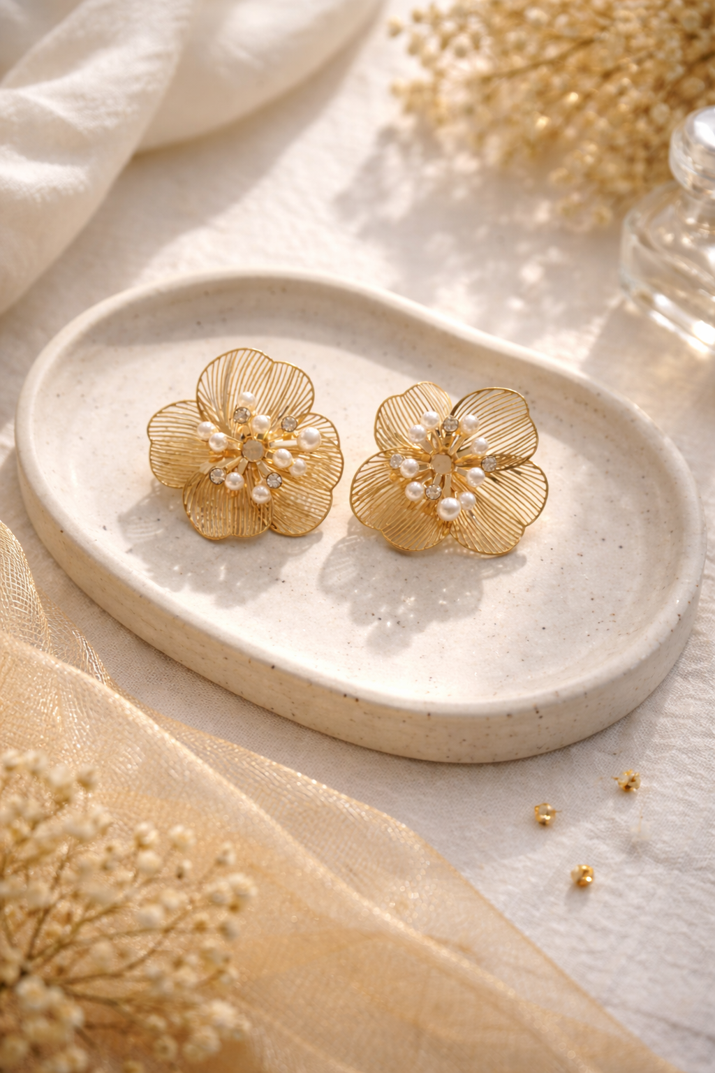 Imperial Bloom Statement Studs