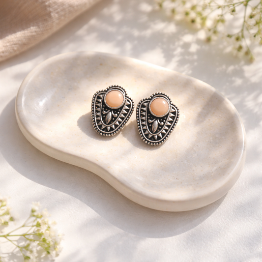 Vintage Glow Statement Earrings