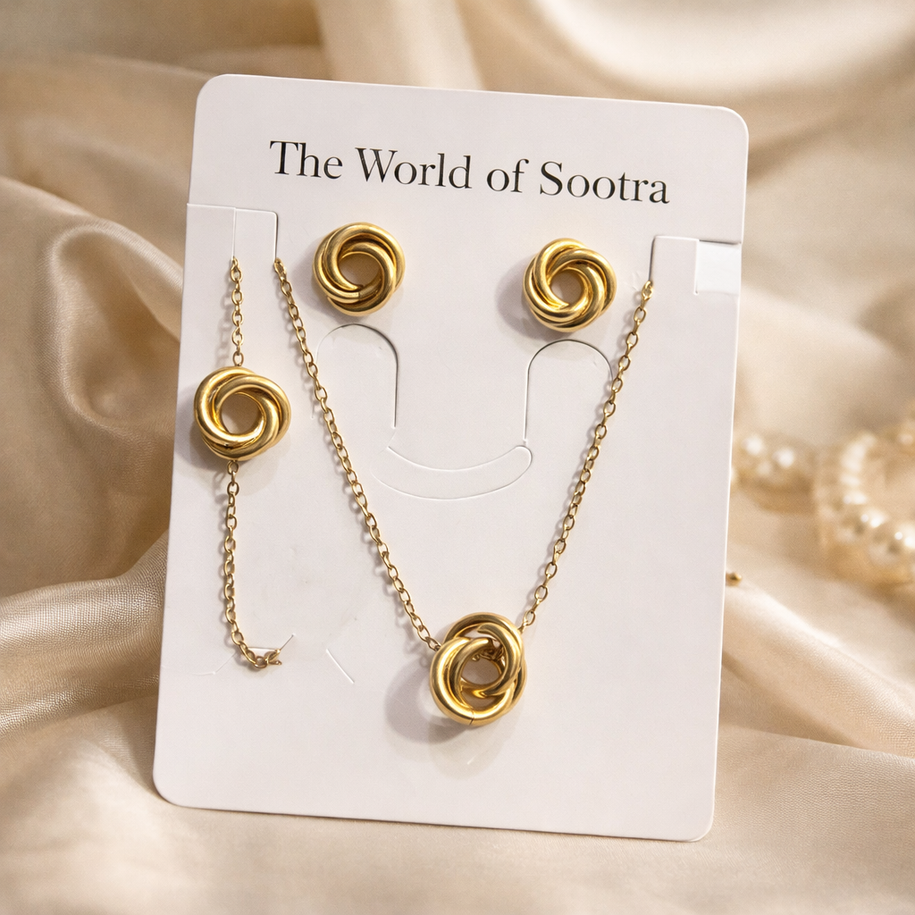Orbit Stainless Steel Jewelry Set