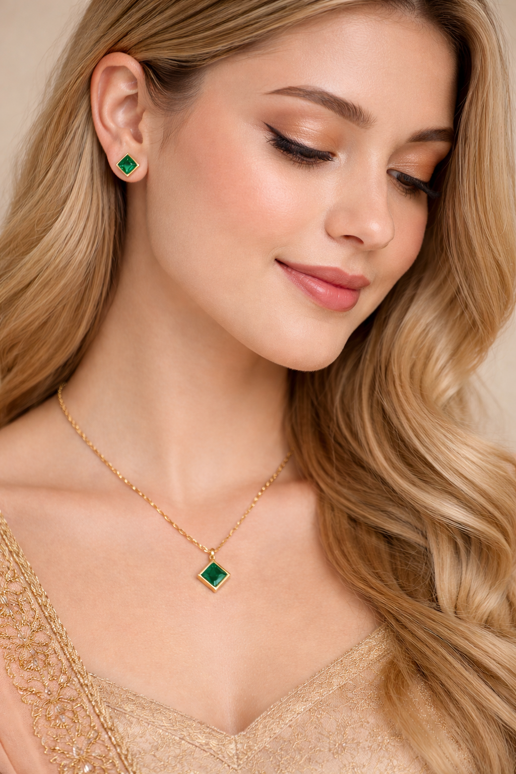 Square Elegance Jewellery Set