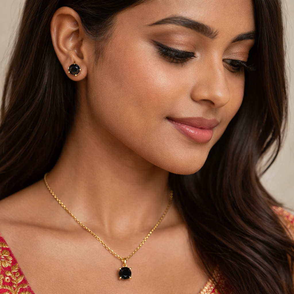 Classic Round Pendant Set