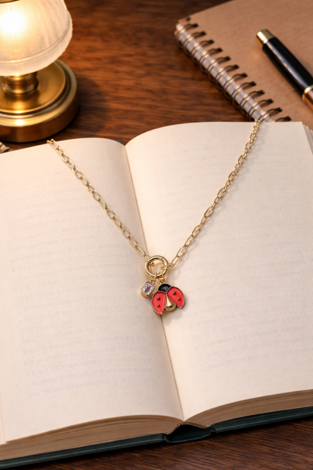 Ladybug Charm Necklace
