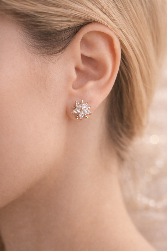 Stellar Bloom Stud Earrings