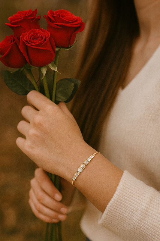 Elegant Sparkle Chain Bracelet