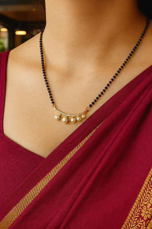 Pearl Drop Elegance Mangalsutra