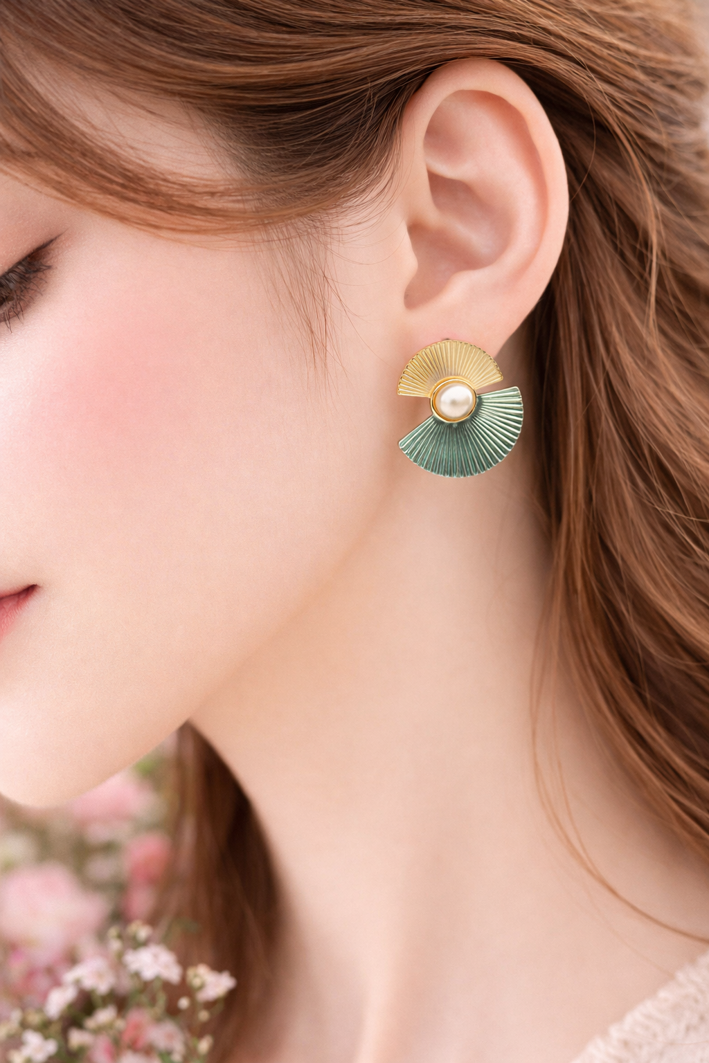 Imported shell design Earrings