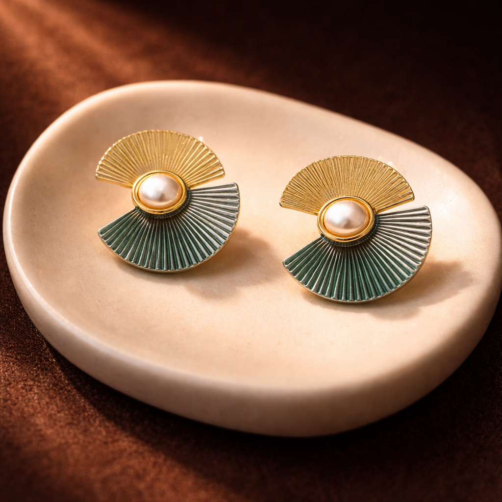 Imported shell design Earrings