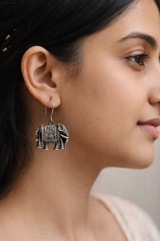 Timeless Maharaja Elephant Earrings