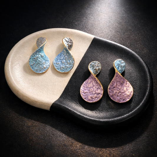 Modern Muse Enamel Earrings