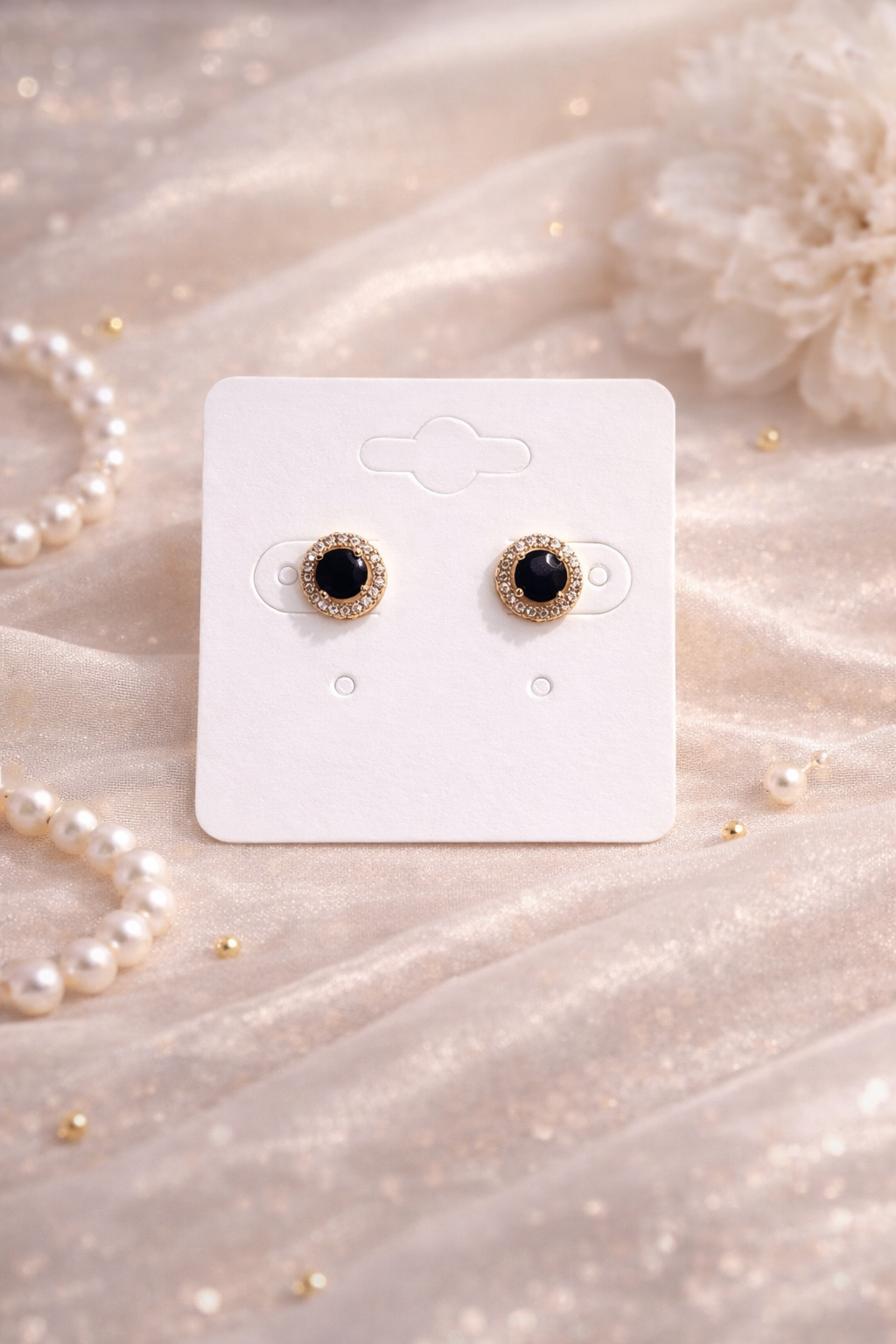Classic Halo Stud Earrings