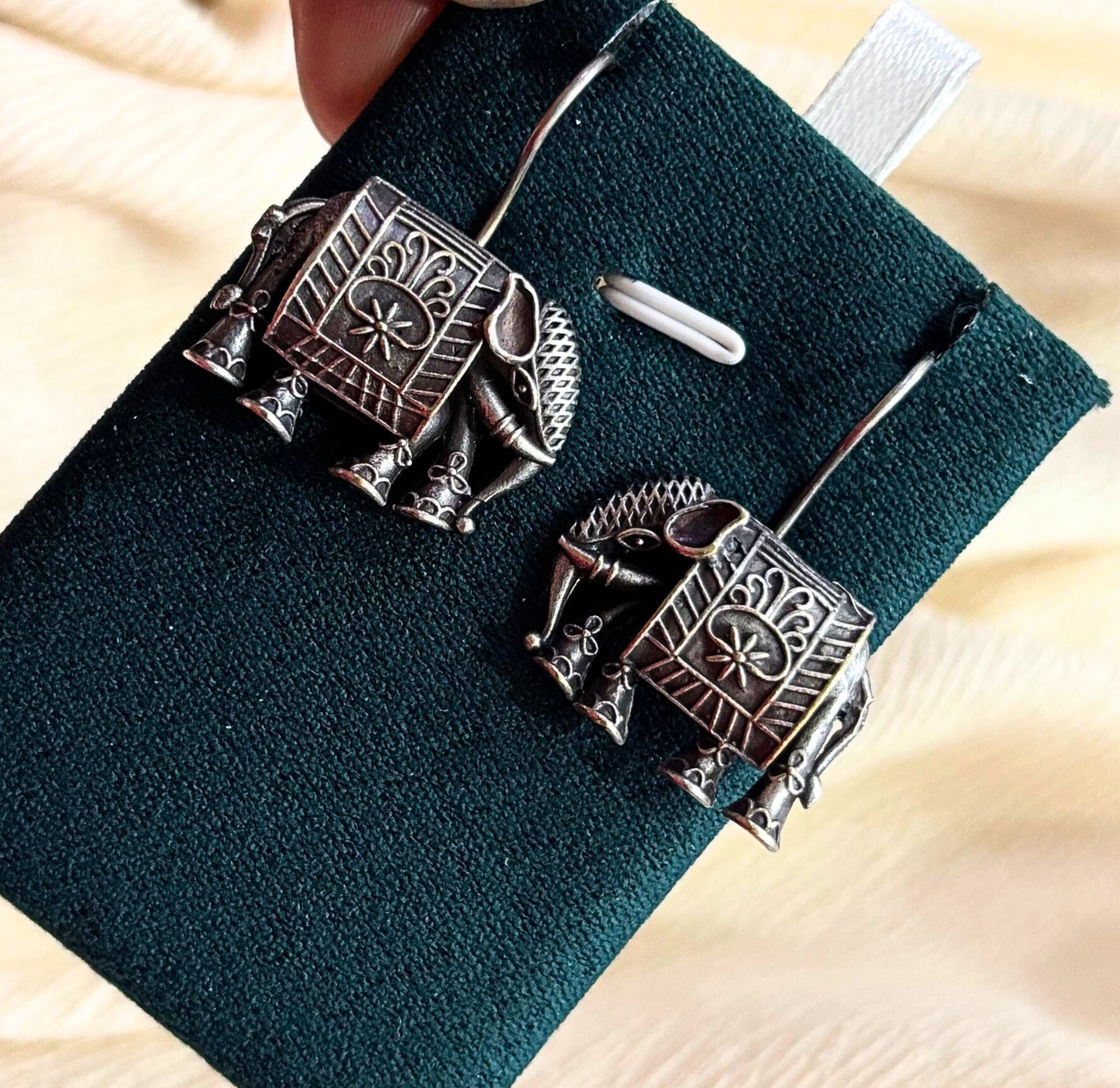 Timeless Maharaja Elephant Earrings