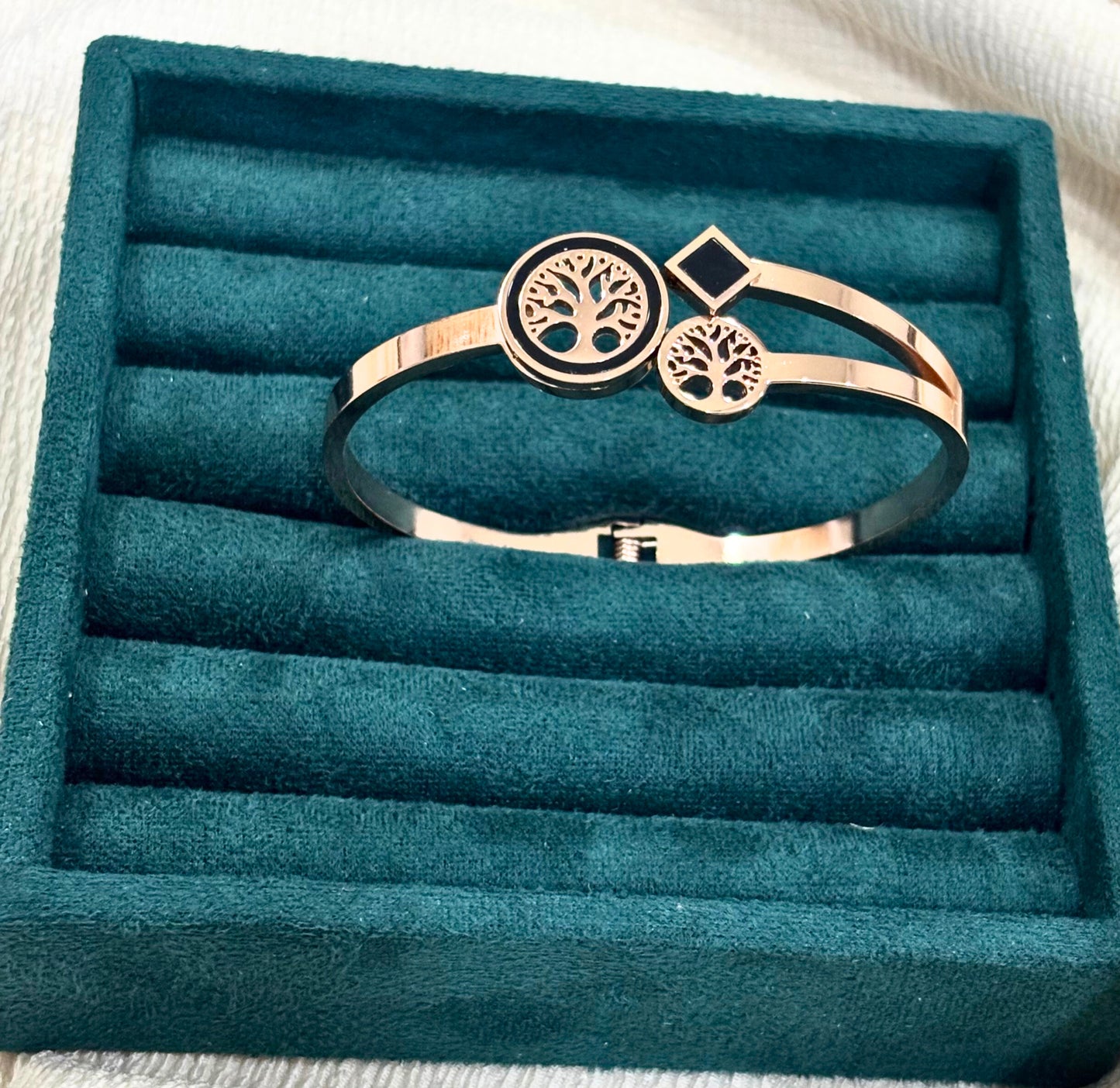 Rose-Gold Nature Charm Kada