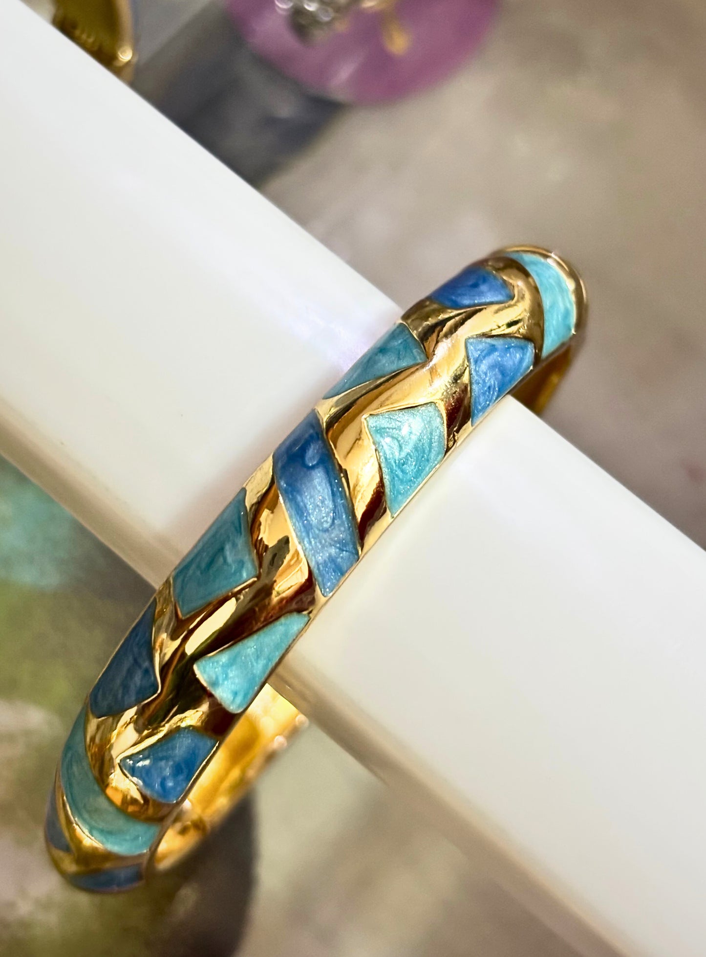 Azure Wave Enamel Kada